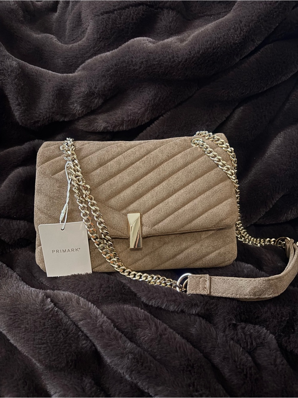 NWT Primark Brown Suede Purse